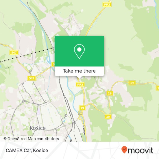 CAMEA Car map