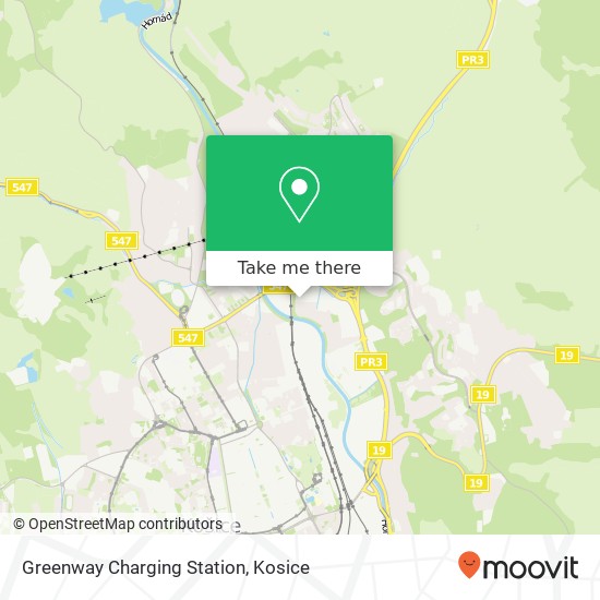 Greenway Charging Station map