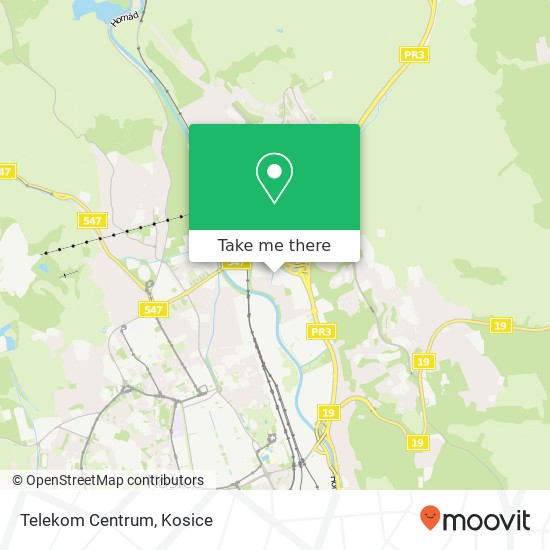 Telekom Centrum map