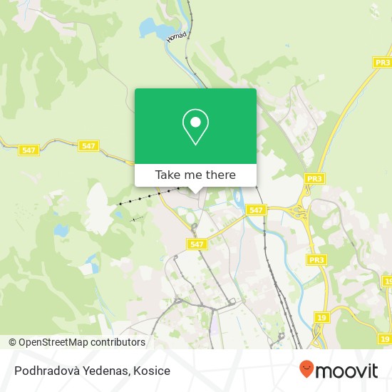 Podhradovà Yedenas map