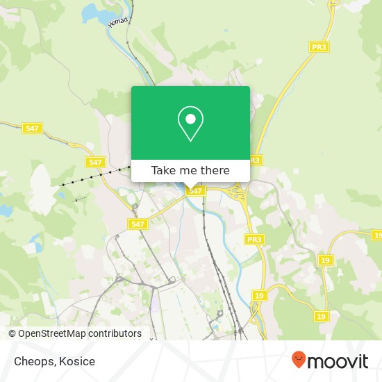 Cheops map