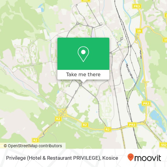 Privilege (Hotel & Restaurant PRIVILEGE) map