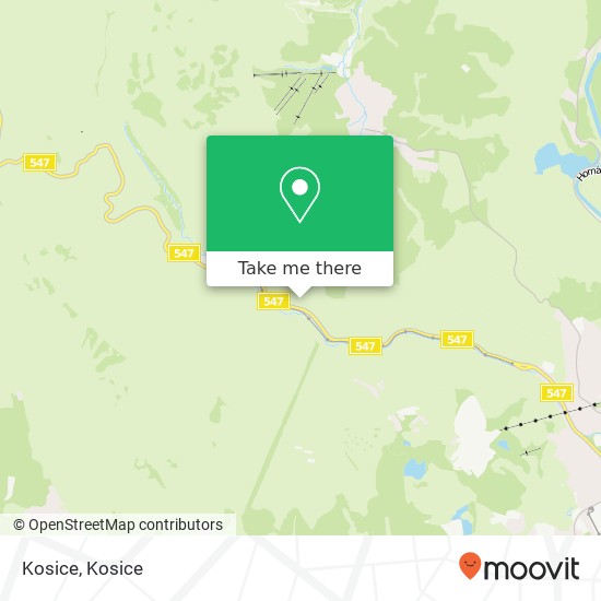 Kosice map