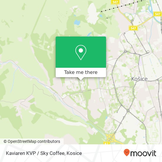 Kaviaren KVP / Sky Coffee map