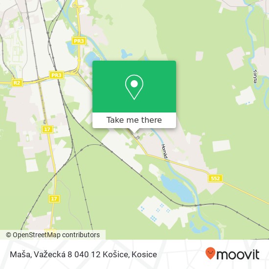 Maša, Važecká 8 040 12 Košice map