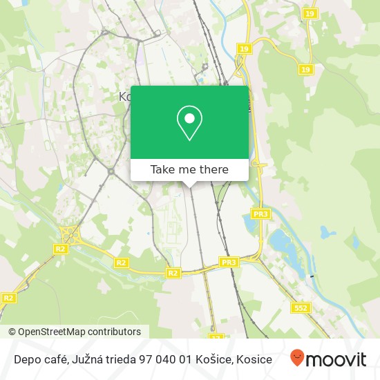 Depo café, Južná trieda 97 040 01 Košice map