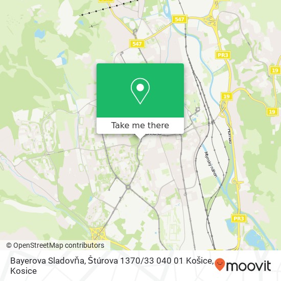 Bayerova Sladovňa, Štúrova 1370 / 33 040 01 Košice map