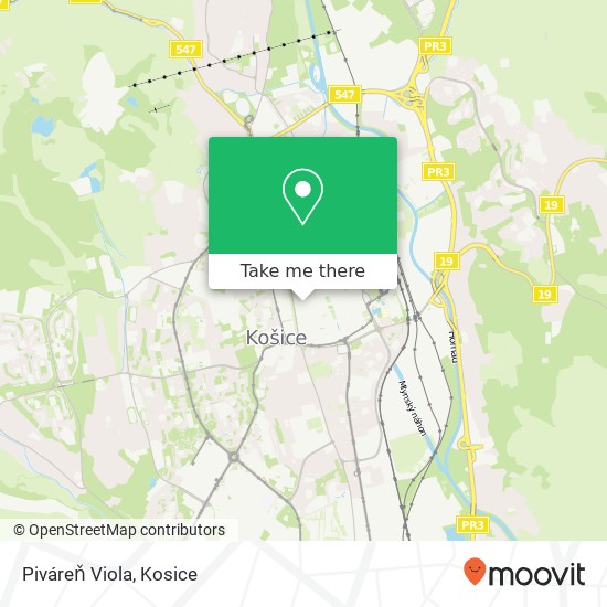 Piváreň Viola map