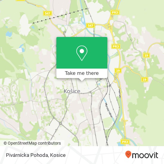 Pivárnícka Pohoda map