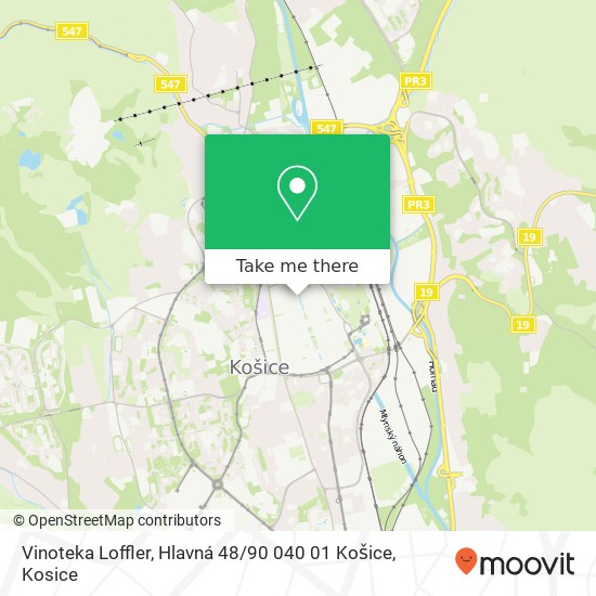 Vinoteka Loffler, Hlavná 48 / 90 040 01 Košice map