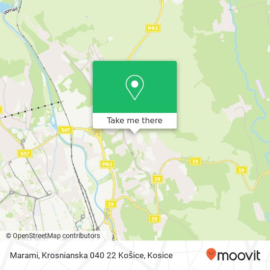 Marami, Krosnianska 040 22 Košice map