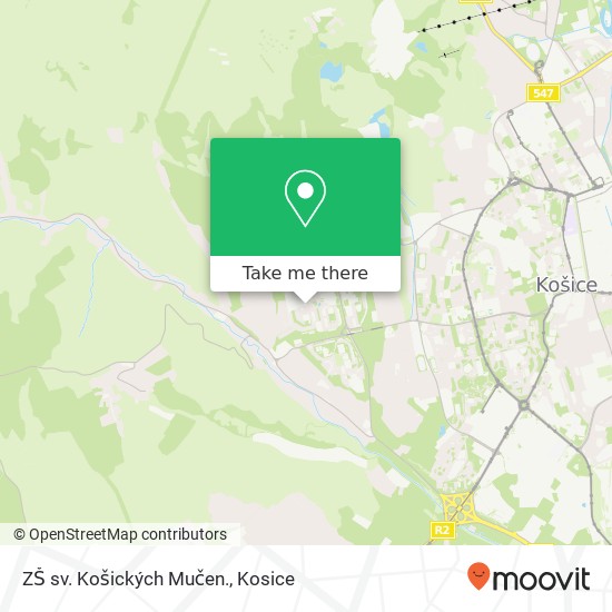 ZŠ sv. Košických Mučen. map