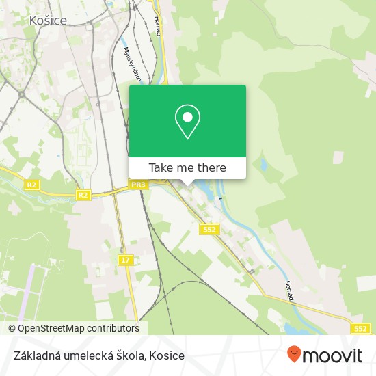 Základná umelecká škola map