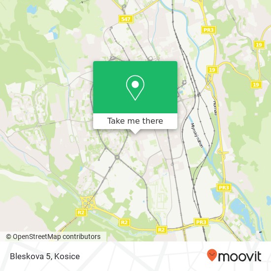 Bleskova 5 map