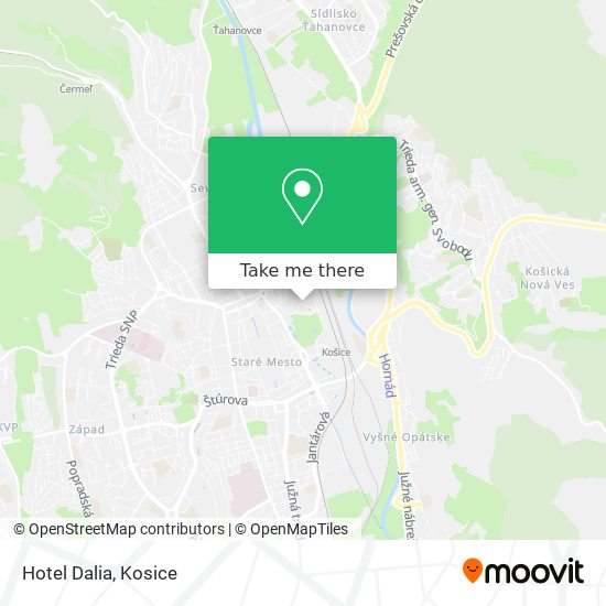 Hotel Dalia map