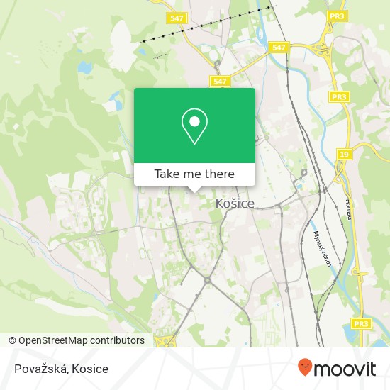 Považská map