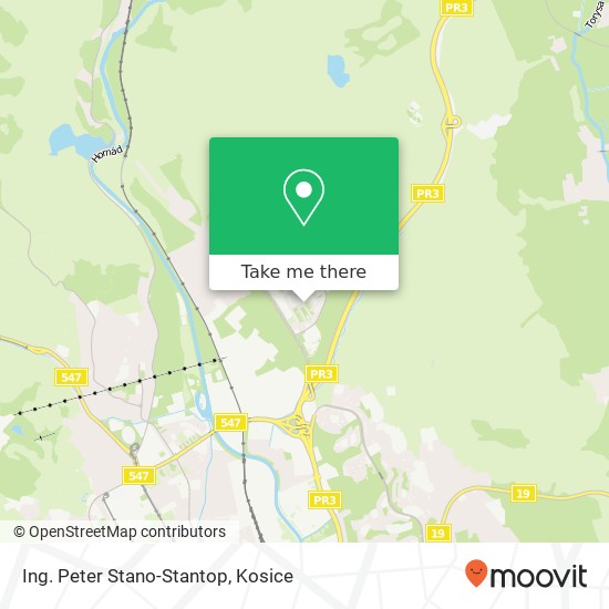 Ing. Peter Stano-Stantop map