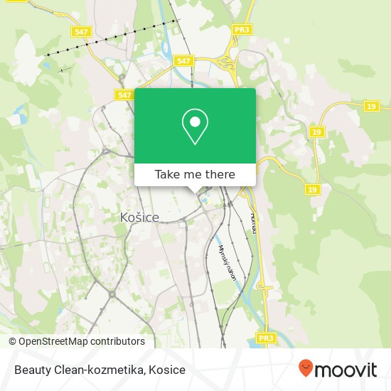 Beauty Clean-kozmetika map