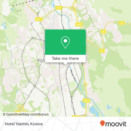 Hotel Yasmin map