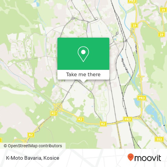 K-Moto Bavaria map