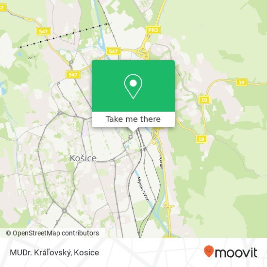 MUDr. Kráľovský map