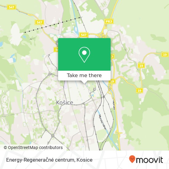 Energy-Regeneračné centrum map