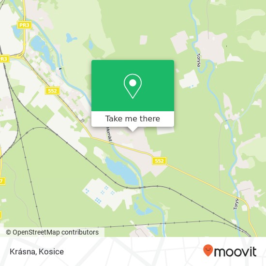 Krásna map