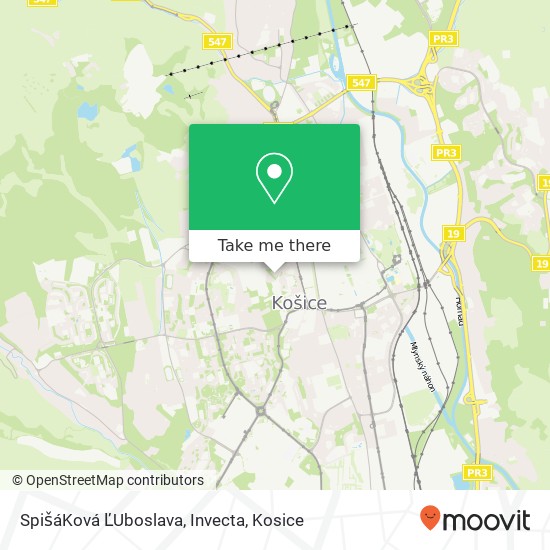 SpišáKová ĽUboslava, Invecta map