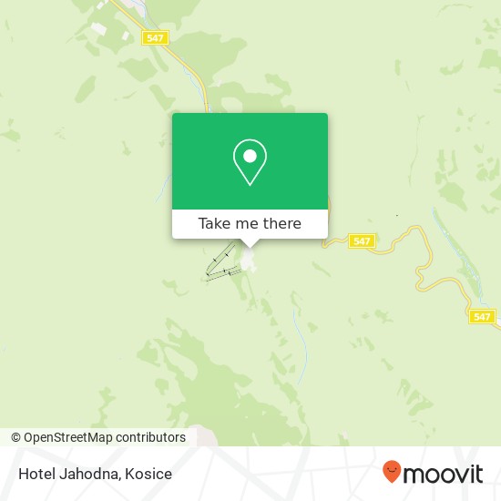 Hotel Jahodna map