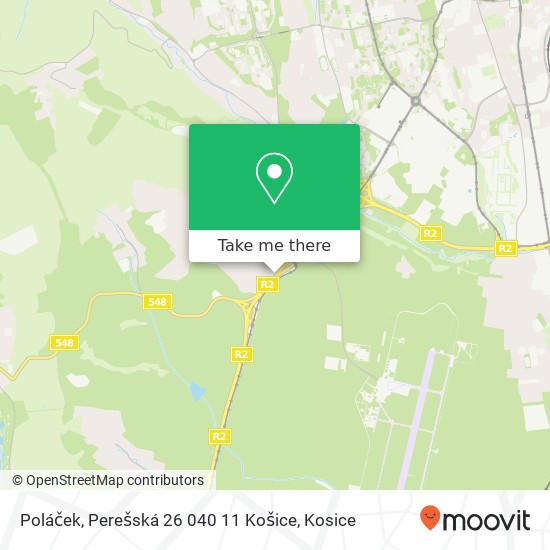 Poláček, Perešská 26 040 11 Košice map