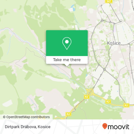 Dirtpark Drábova map