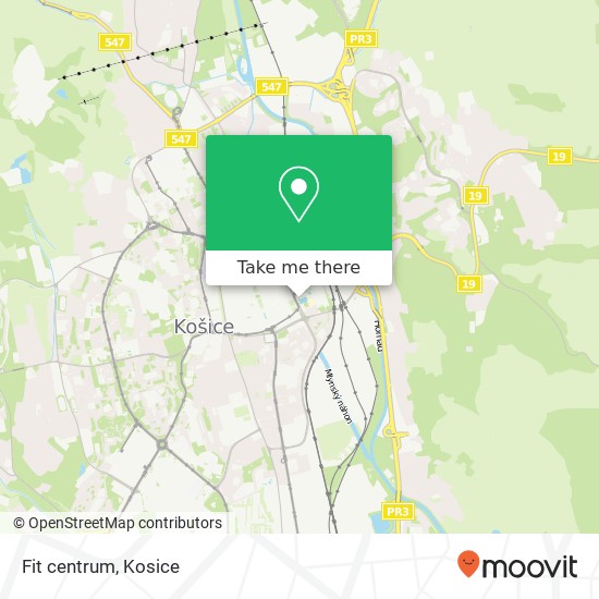 Fit centrum map