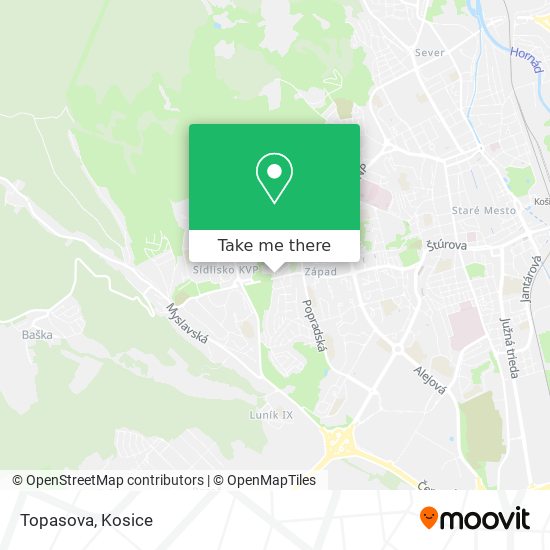 Topasova map