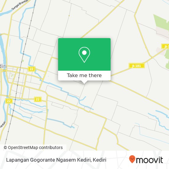 Lapangan Gogorante
Ngasem Kediri map