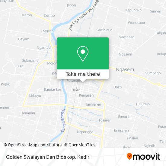 Golden Swalayan Dan Bioskop map