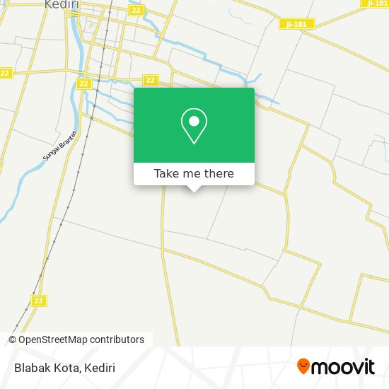 Blabak Kota map