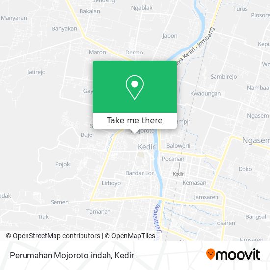 Perumahan Mojoroto indah map