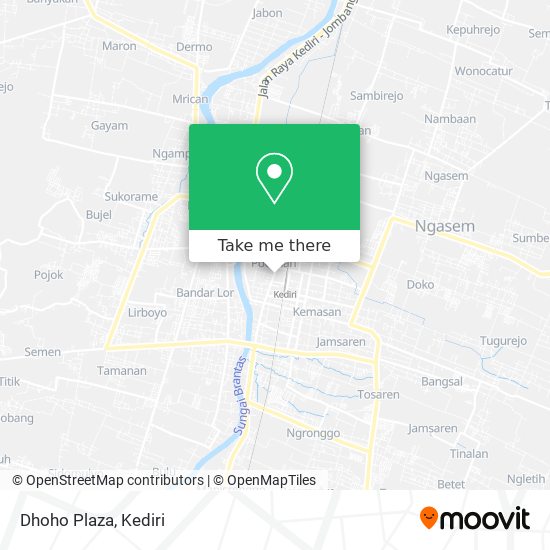 Dhoho Plaza map