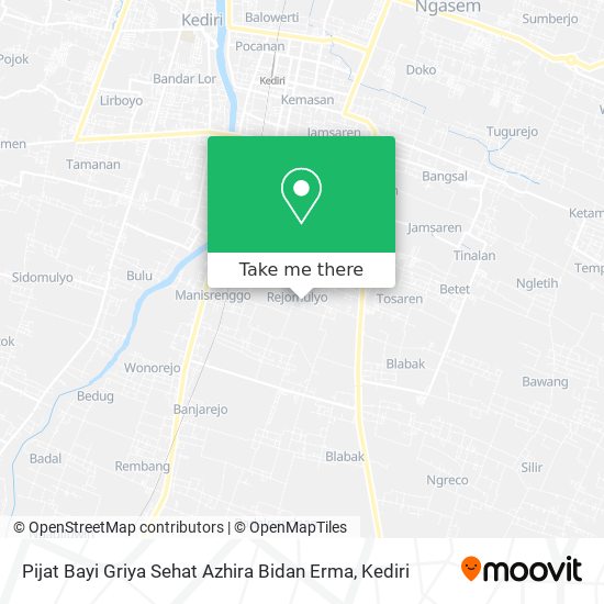 Pijat Bayi Griya Sehat Azhira Bidan Erma map
