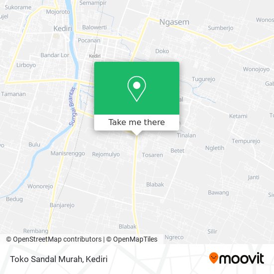 Toko Sandal Murah map