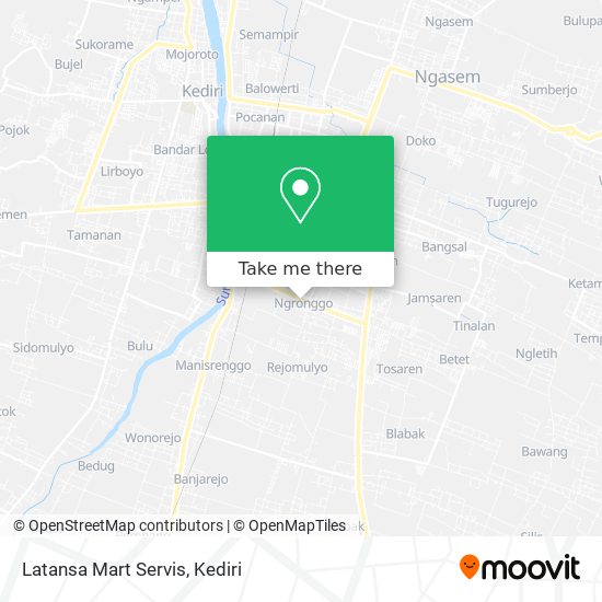 Latansa Mart Servis map