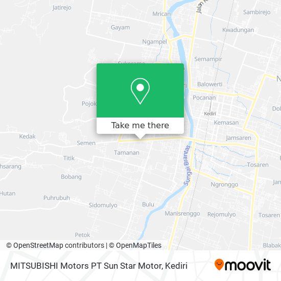 MITSUBISHI Motors PT Sun Star Motor map