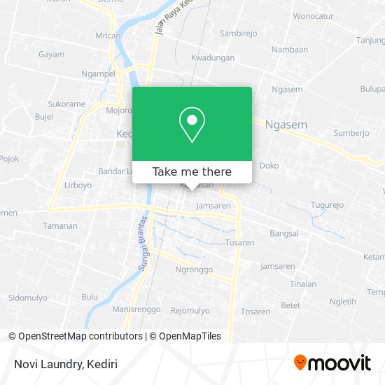 Novi Laundry map