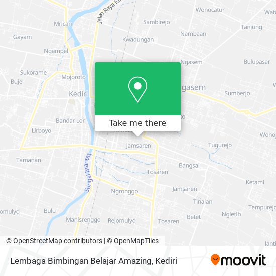 Lembaga Bimbingan Belajar Amazing map