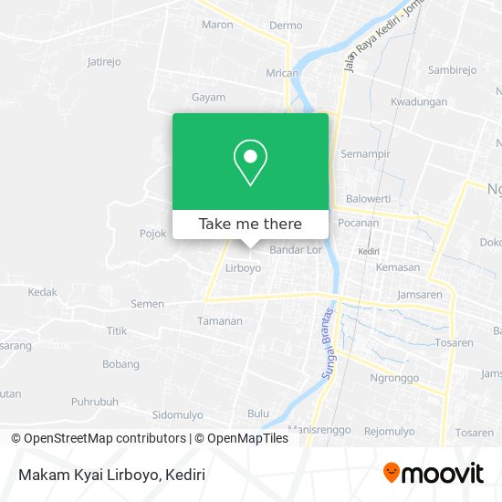 Makam Kyai Lirboyo map