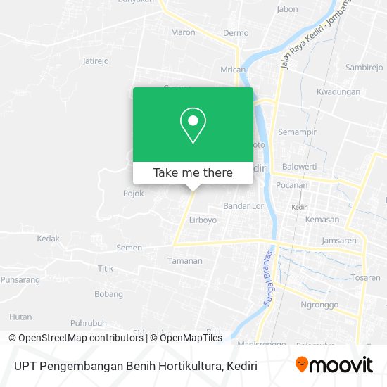 UPT Pengembangan Benih Hortikultura map