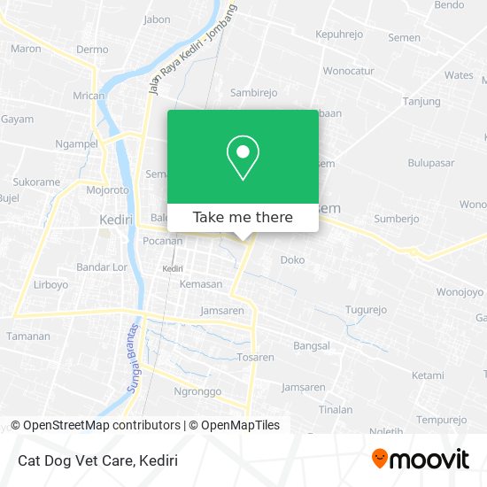 Cat Dog Vet Care map