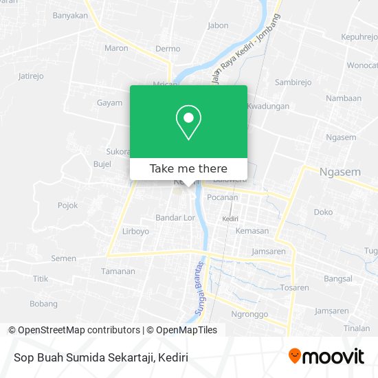 Sop Buah Sumida Sekartaji map