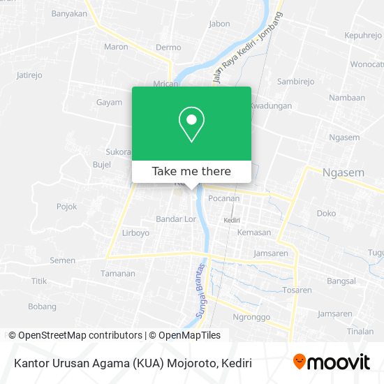 Kantor Urusan Agama (KUA) Mojoroto map