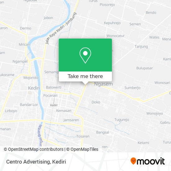 Centro Advertising map